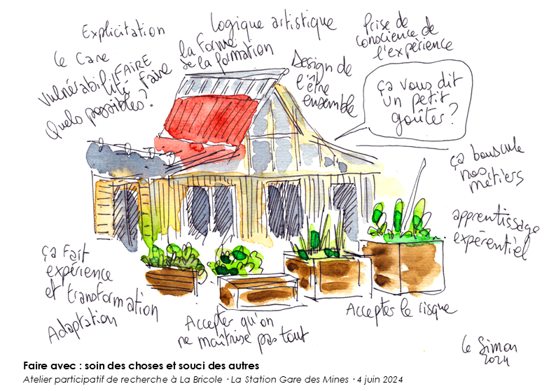 La Bricole à la Station Gare des Mines - journée d'étude participative
