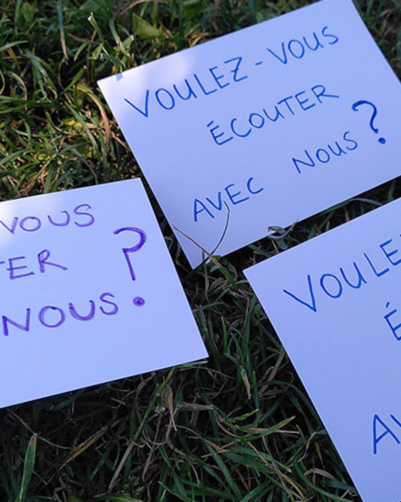 voulez-vous écouter avec nous